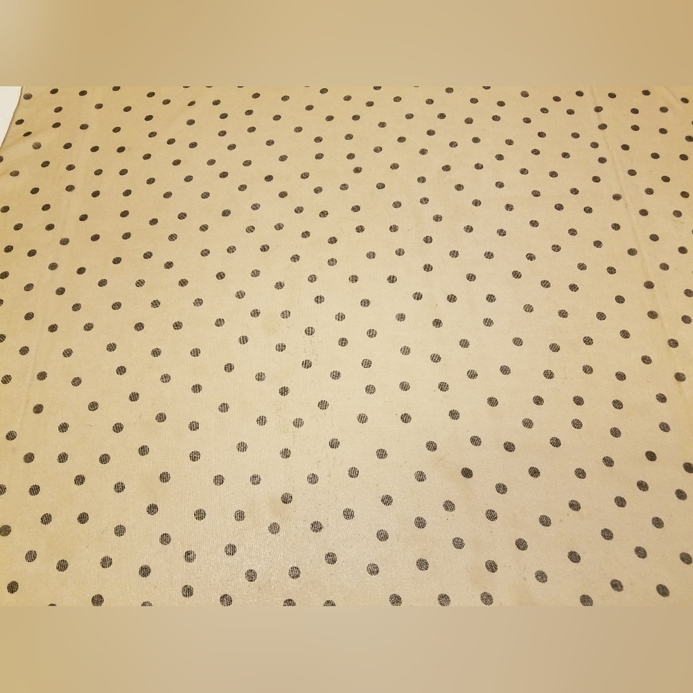 H&M Women's  Brown Tan Polka Dot  Scarf  Made in Italy - Picture 2 of 6